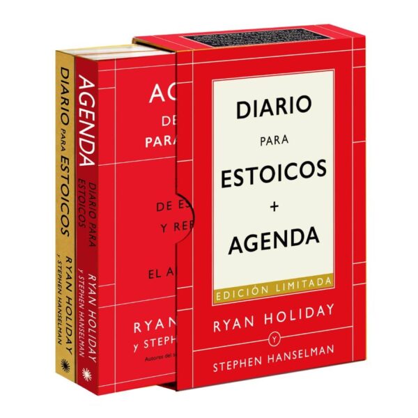 Estuche Diario para estoicos + agenda. Libros crecimiento personal, libros desarrollo personal, libros inteligencia emocional, libros bienestar, desarrollo profesional, libros liderazgo, libros motivación, libros motivadores, libros productividad, libros gestión habilidades, descubre tus fortalezas