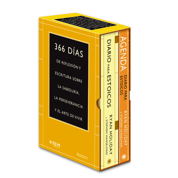 Estuche Diario para Estoicos + Agenda; Ryan Holiday. Libros crecimiento personal, libros desarrollo personal, libros inteligencia emocional, libros bienestar, libros desarrollo profesional, libros liderazgo, libros motivación, libros motivadores, libros productividad, libros gestión habilidades, descubre tus fortalezas, inteligencia emocional