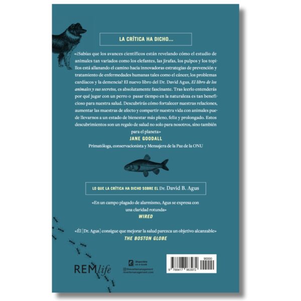 El libro de los animales y sus secretos; David B.Agus. Libros crecimiento personal, libros desarrollo personal, libros inteligencia emocional, libros bienestar, desarrollo profesional, libros liderazgo, libros motivación, libros motivadores, libros productividad, libros gestión habilidades.