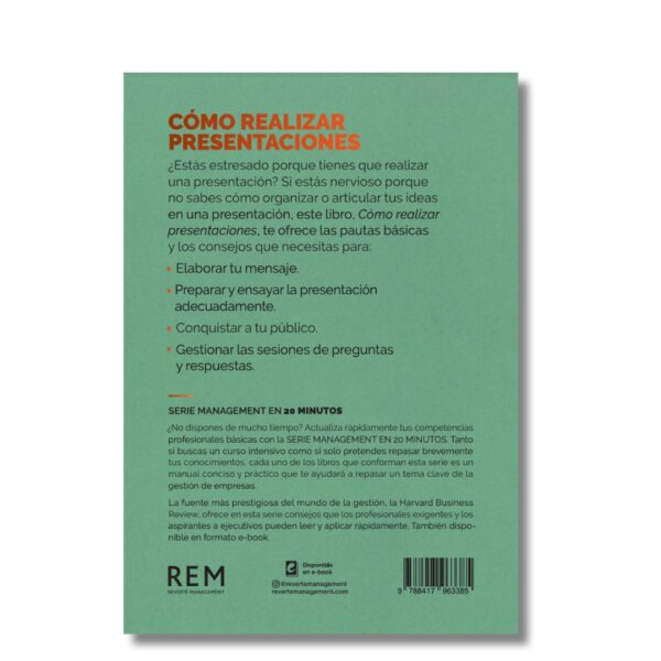 Cómo realizar presentaciones; Harvard Business Review. Libros crecimiento personal, libros desarrollo personal, libros inteligencia emocional, libros bienestar, libros desarrollo profesional, libros liderazgo, libros motivación, libros motivadores, libros productividad, libros gestión habilidades, descubre tus fortalezas, inteligencia emocional