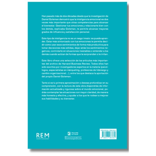 Inteligencia Emocional 1a edición; Harvard Business Review. Libros crecimiento personal, libros desarrollo personal, libros inteligencia emocional, libros bienestar, libros desarrollo profesional, libros liderazgo, libros motivación, libros motivadores, libros productividad, libros gestión habilidades, descubre tus fortalezas, inteligencia emocional