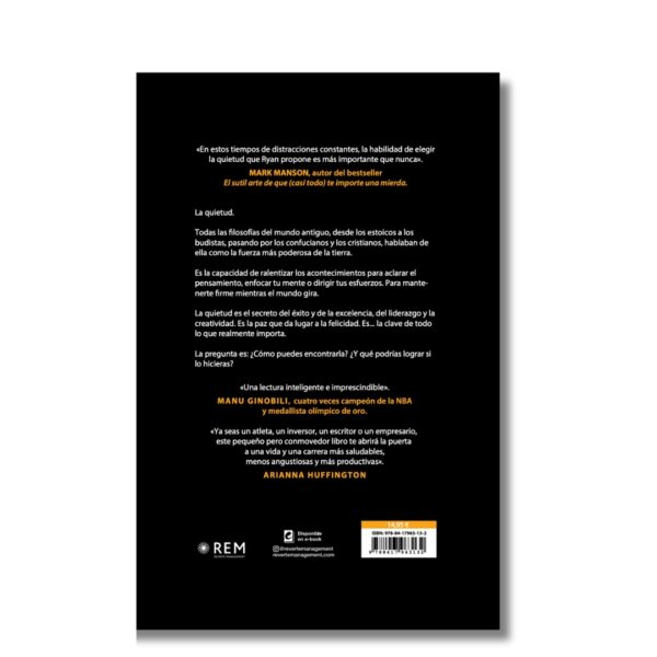 La quietud es la clave; Ryan Holiday. Libros crecimiento personal, libros desarrollo personal, libros inteligencia emocional, libros bienestar, libros desarrollo profesional, libros liderazgo, libros motivación, libros motivadores, libros productividad, libros gestión habilidades, descubre tus fortalezas, inteligencia emocional