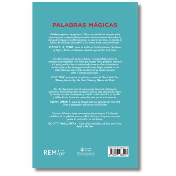 Palabras mágicas; Jonah Berger. Libros crecimiento personal, libros desarrollo personal, libros inteligencia emocional, libros bienestar, desarrollo profesional, libros liderazgo, libros motivación, libros motivadores, libros productividad, libros gestión habilidades.