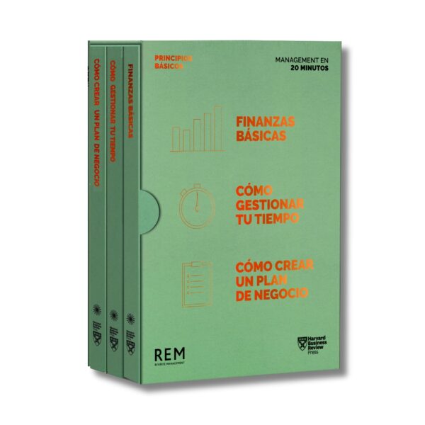 Estuche Principios Básicos; Serie Management en 20 minutos. Libros crecimiento personal, libros desarrollo personal, libros inteligencia emocional, libros bienestar, desarrollo profesional, libros liderazgo, libros motivación, libros motivadores, libros productividad, libros gestión habilidades, descubre tus fortalezas