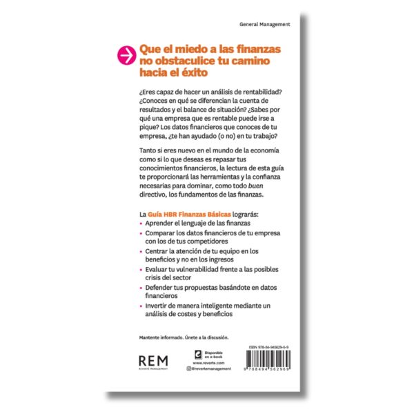 Finanzas básicas; Guías HBR de Harvard Business Review. Libros crecimiento personal, libros desarrollo personal, libros inteligencia emocional, libros bienestar, libros desarrollo profesional, libros liderazgo, libros motivación, libros motivadores, libros productividad, libros gestión habilidades, descubre tus fortalezas, inteligencia emocional