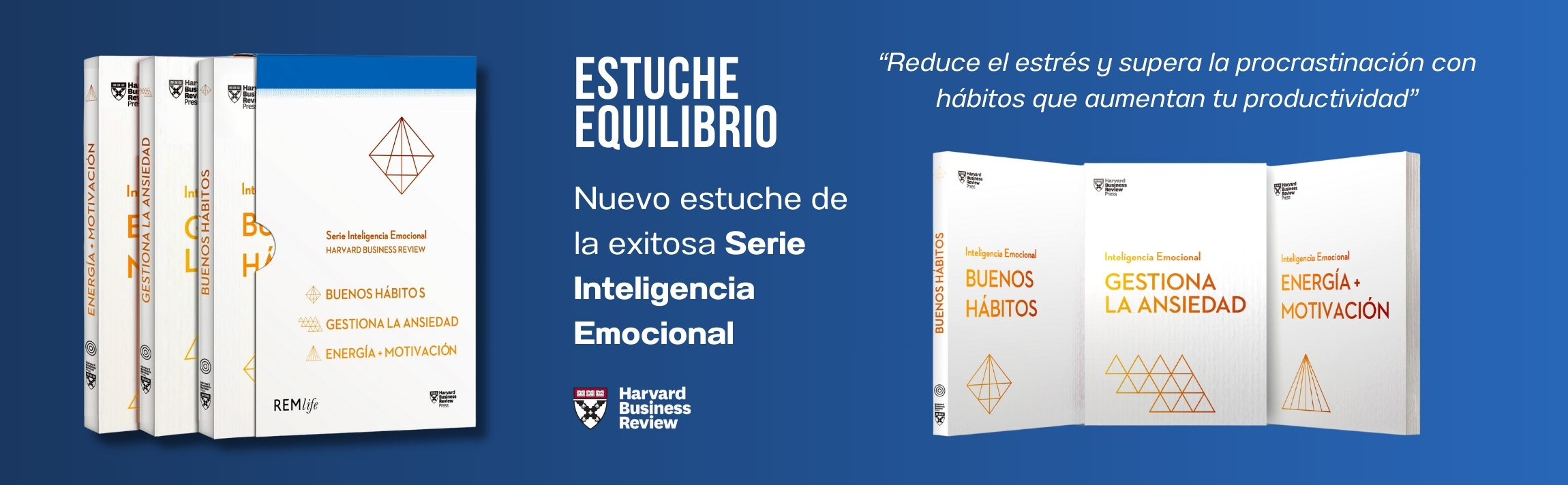 Estuche Inteligencia Emocional HBR: Equilibrio. Harvard Business Review. Libros crecimiento personal, libros desarrollo personal, libros inteligencia emocional, libros bienestar, libros desarrollo profesional, libros liderazgo, libros motivación, libros motivadores, libros productividad, libros gestión habilidades, descubre tus fortalezas, inteligencia emocional