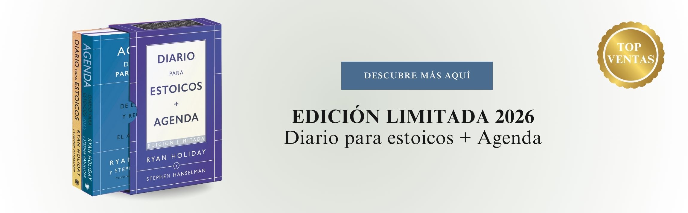 Estuche Diario para estoicos; Ryan Holiday; Libros crecimiento personal, libros desarrollo personal, libros inteligencia emocional, libros bienestar, libros desarrollo profesional, libros liderazgo, libros motivación, libros motivadores, libros productividad, libros gestión habilidades, inteligencia emocional