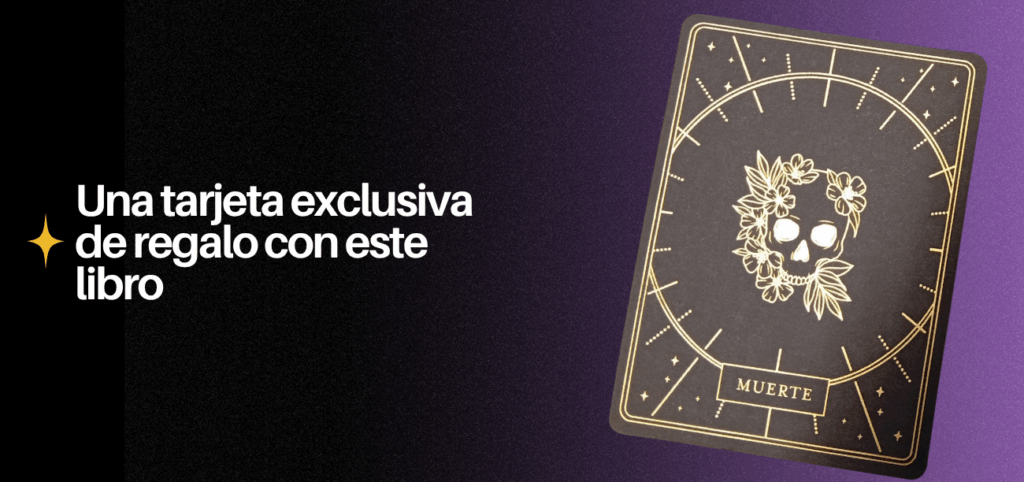 Con la compra de El pequeño libro de la muerte te llevarás de regalo una tarjeta exclusiva. 
