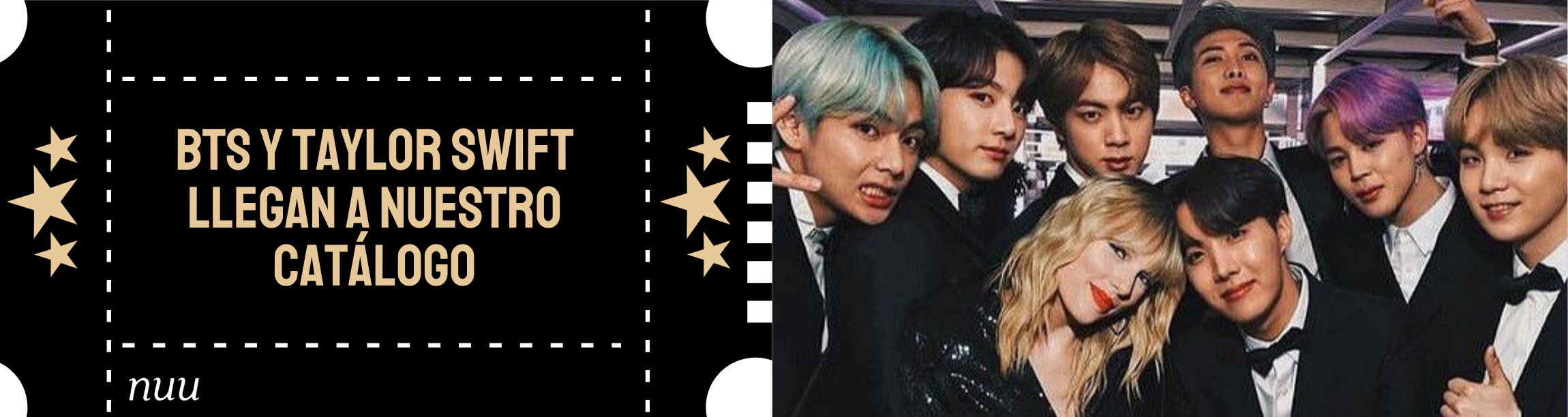 Libros de BTS y de Taylor Swift