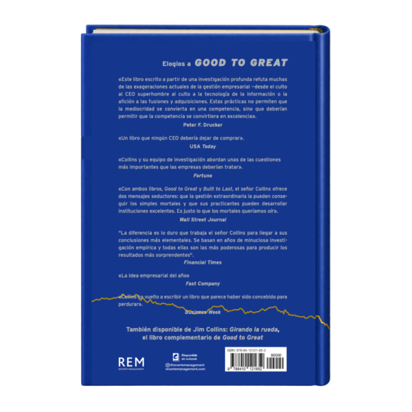 Good to Great - Edición 25 aniversario_Contraportada