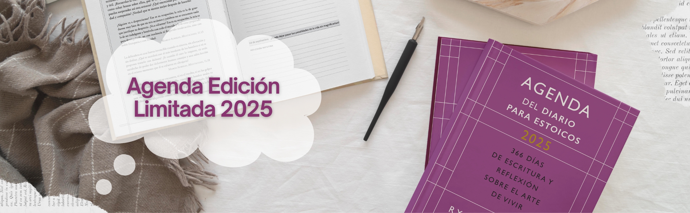 2025 Agenda Diario para estoicos; Ryan Holiday. Libros crecimiento personal, libros desarrollo personal, libros inteligencia emocional, libros bienestar, libros desarrollo profesional, libros liderazgo, libros motivación, libros motivadores, libros productividad, libros gestión habilidades, descubre tus fortalezas, inteligencia emocional