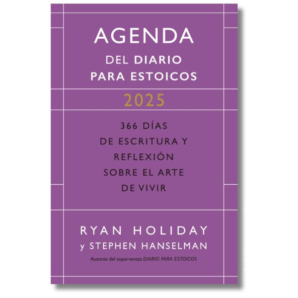 2025 Agenda Diario para estoicos; Ryan Holiday. Libros crecimiento personal, libros desarrollo personal, libros inteligencia emocional, libros bienestar, libros desarrollo profesional, libros liderazgo, libros motivación, libros motivadores, libros productividad, libros gestión habilidades, descubre tus fortalezas, inteligencia emocional