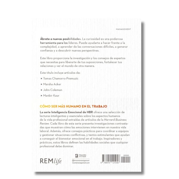 Curiosidad; Harvard Business Review. Libros crecimiento personal, libros desarrollo personal, libros inteligencia emocional, libros bienestar, libros desarrollo profesional, libros liderazgo, libros motivación, libros motivadores, libros productividad, libros gestión habilidades, descubre tus fortalezas, inteligencia emocional