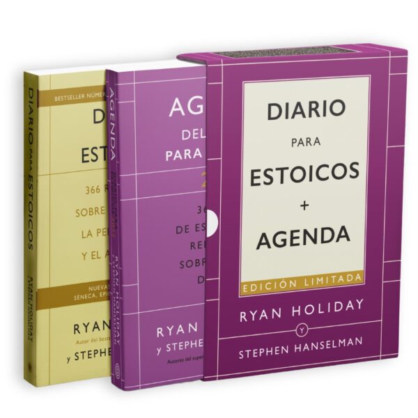 2025 Estuche Diario para estoicos + Agenda; Ryan Holiday. Libros crecimiento personal, libros desarrollo personal, libros inteligencia emocional, libros bienestar, libros desarrollo profesional, libros liderazgo, libros motivación, libros motivadores, libros productividad, libros gestión habilidades, descubre tus fortalezas, inteligencia emocional